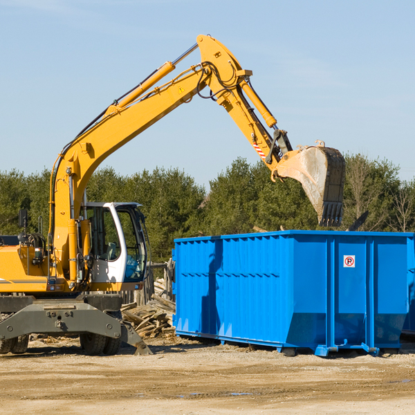 can i rent a residential dumpster for a construction project in Leith-Hatfield